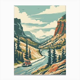 Retro Poster 1 Canvas Print