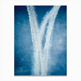 Smoke By The Red Arrows Canvas Print