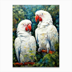 Pair Of Cockatoos Canvas Print