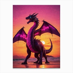 Fire Dragon Canvas Print