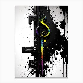 Key Painting Canvas Print