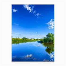 Pond Waterscape Photography 1 Canvas Print