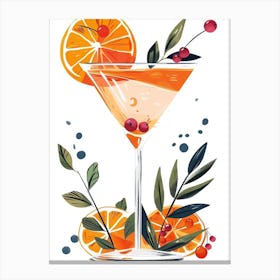 Cocktail Martini Canvas Print