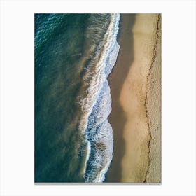 Aerial View Of The Beach 19 Canvas Print