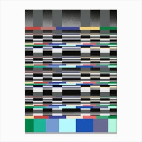 Tv Test Pattern Canvas Print