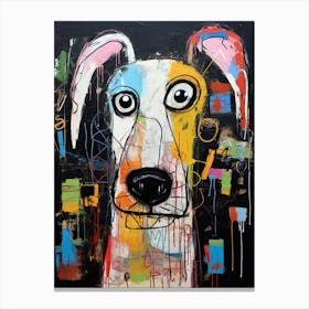 Graffiti Street Collars: Dog Canvas Print