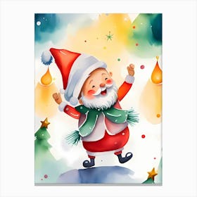 Christmas Santa Canvas Print