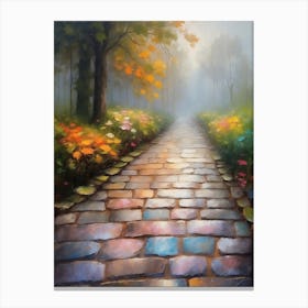 Cobblestone Path Canvas Print