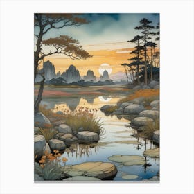 Asian Landscape 2 Canvas Print