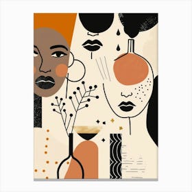 Portrait Of African Women 3 Canvas Print