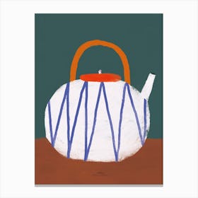 Modern Teapot Canvas Print