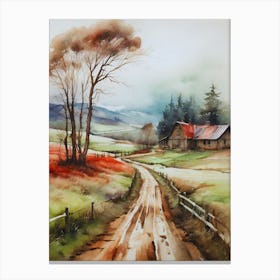 Country Road.1 Canvas Print