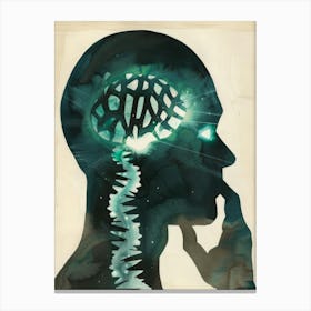 Man'S Brain Canvas Print