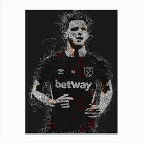 Declan Rice 2 Canvas Print