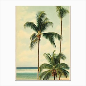 Greenmount Beach Australia Vintage Canvas Print