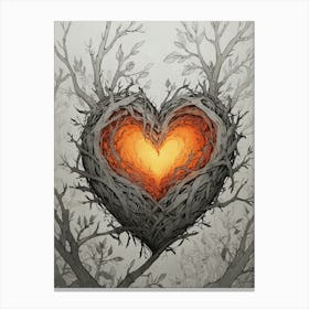 Heart Of The Forest 9 Canvas Print