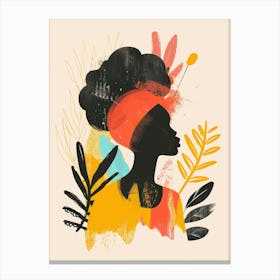 Portrait Of African Woman 75 Canvas Print