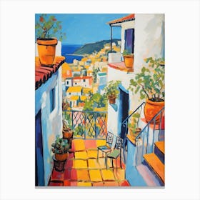 Rabat Morocco 2 Fauvist Painting Canvas Print