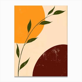 Abstract Leaf Canvas Print