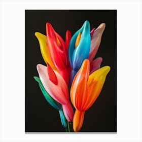 Bright Inflatable Flowers Heliconia 3 Canvas Print