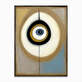 Connection, Symbol, Third Eye Rothko Neutral Canvas Print