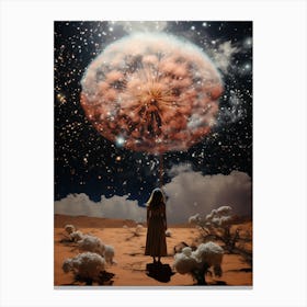 Cosmic desert Canvas Print