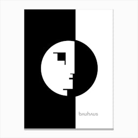 BAUHAUS BW Canvas Print