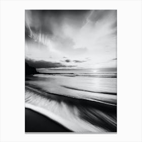 Black And White Sunset 1 Canvas Print