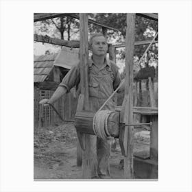 Untitled Photo, Possibly Related To Cut Over Farmer Living East Of Amite, Louisiana By Russell Lee Canvas Print