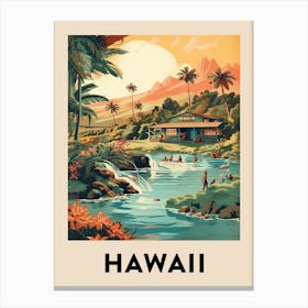 Vintage Travel Poster Hawaii 4 Canvas Print