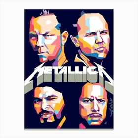 Metallica wpap art Canvas Print