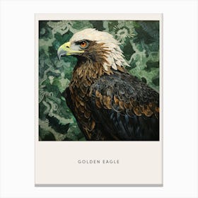 Ohara Koson Inspired Bird Painting Golden Eagle 4 Poster Canvas Print