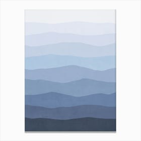 Minimal Waves 145 Canvas Print