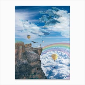 Rainbow In The Sky Canvas Print