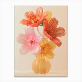Dreamy Inflatable Flowers Hellebore 2 Canvas Print