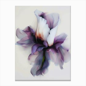 Purple abstract Flower Canvas Print