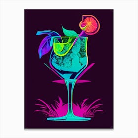 Zombie Pop Matisse Cocktail Poster Canvas Print