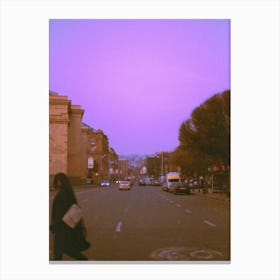 pink Streets Canvas Print