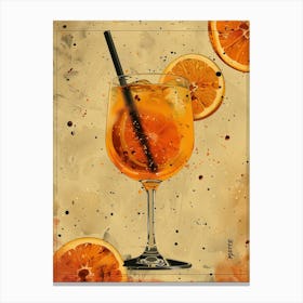 Orange Cocktail 32 Canvas Print