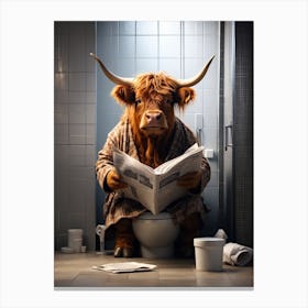 Highland Cattle Canvas Print