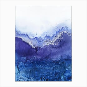 'Blue Wave' 8 Canvas Print