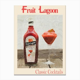 Fruit Lagoon – Classic Cocktails Canvas Print