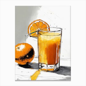 Orange Juice 1 Canvas Print