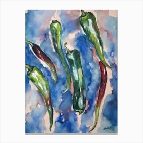 Jalapeno Pepper Classic vegetable Canvas Print