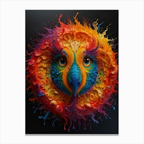 Colorful Owl Canvas Print