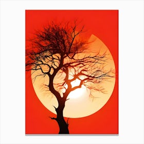 Sunset Tree 7 Canvas Print