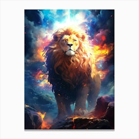 Lion Of The Sky Canvas Print