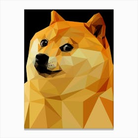 Doge meme Canvas Print