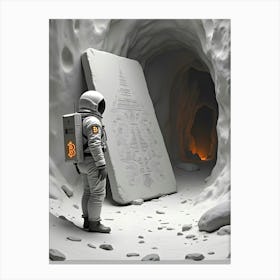 Bitcoin Cave Canvas Print