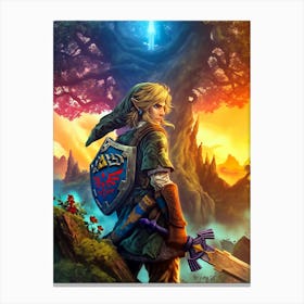 Link The Legend Of Zelda Canvas Print